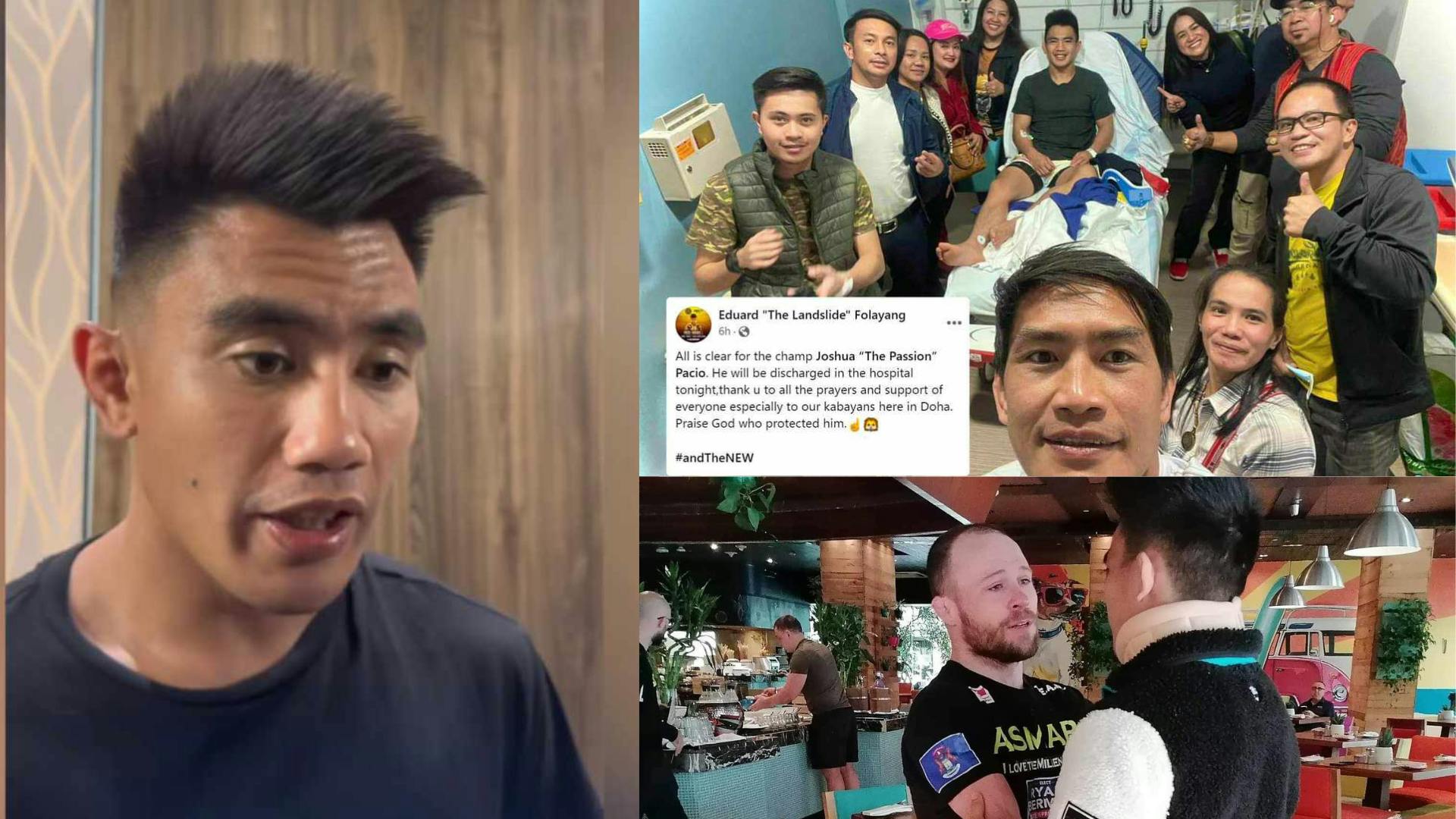 “Hindi ko alam na nanalo ako until nasa ambulance ako” | ONE champ Joshua Pacio relives aftermath of controversial rematch with Jarred Brooks